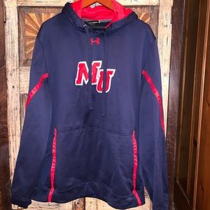 MU Under Armour hooded Sweatshirt XXL Loose fit
